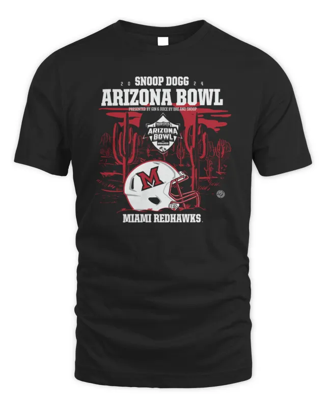 New Miami Redhawks Snoop Dogg Arizona Bowl Helmet T-Shirt