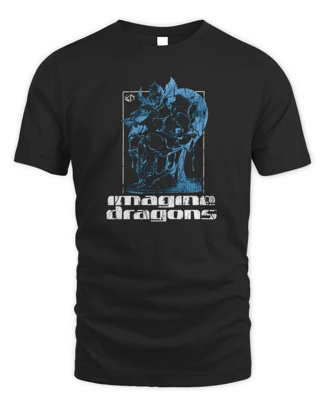 New Imagine Dragons Merch Melting Skull T-Shirt