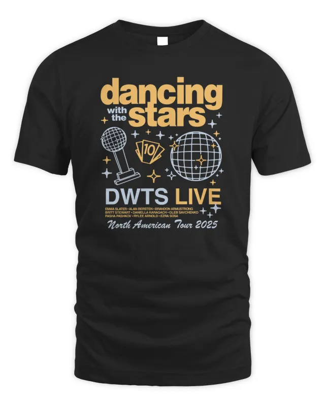 New Dwts Tour Merch Dancing With The Stars Live 2025 Event T-Shirt