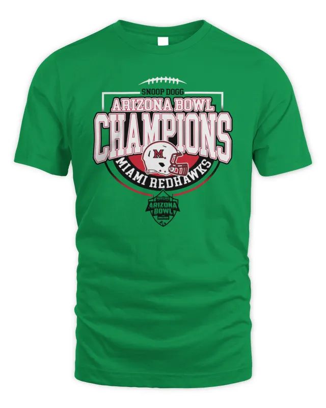  Snoop Dogg Arizona Bowl Miami Redhawks Champions Shirt