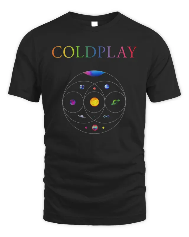Coldplay Music Of The Spheres World Tour Tee Black