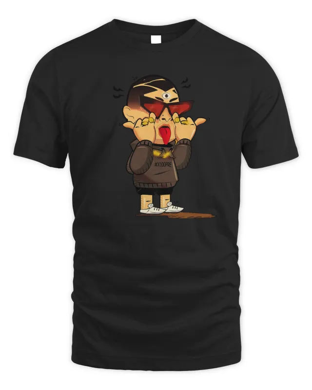 New Bad Bunny Merch Bad Bunny Cartoon T-Shirt