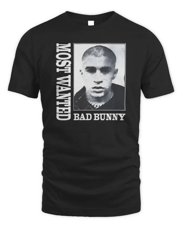 Bad Bunny Tour Merch Most Wanted Tour Dates T-Shirt