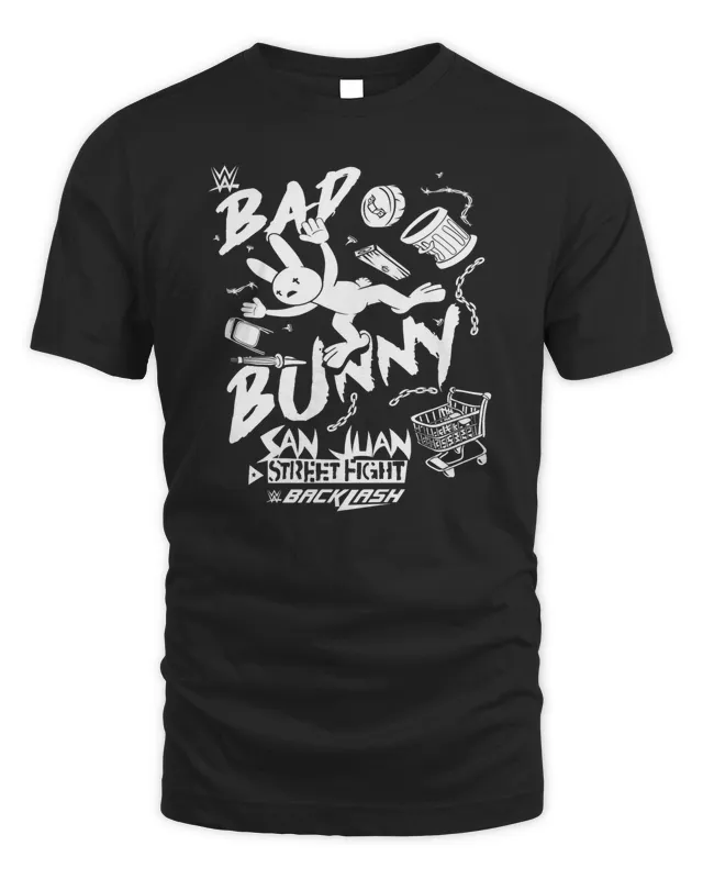 New Bad Bunny Merch Wwe San Juan T-Shirt