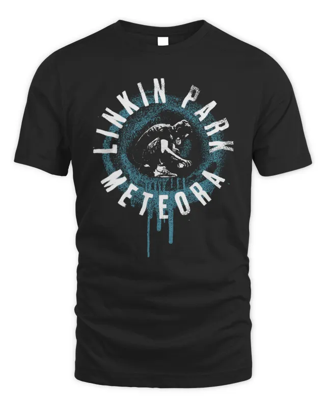 New Circle Spray Twofer Linkin Park T Shirt Unisex Black