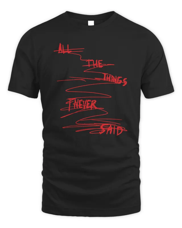 Tate Mcrae Things I Never Said Shirt Tate Mcrae Merch