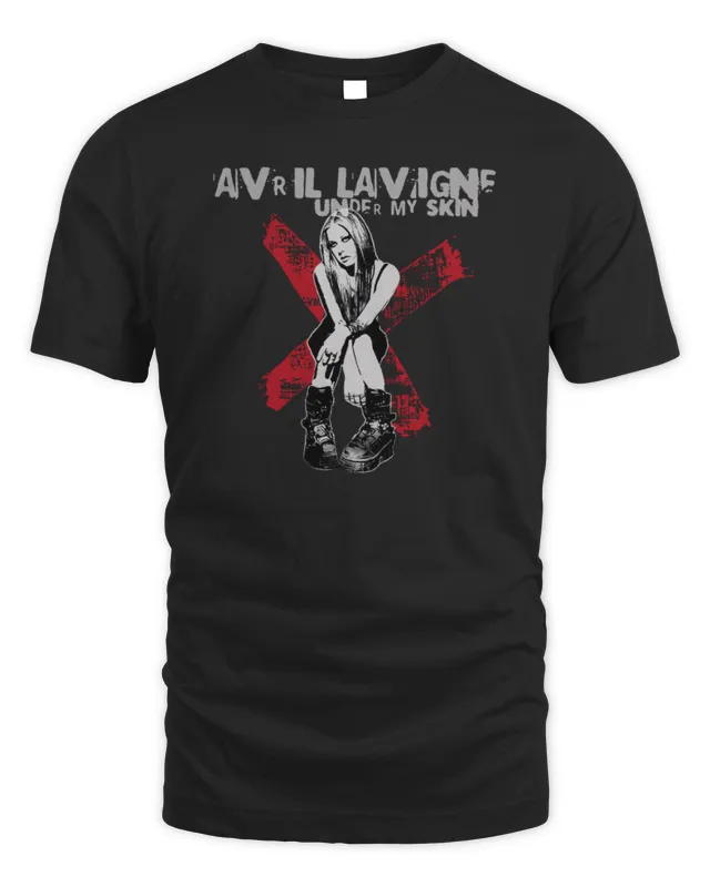 New Avril Lavigne Tour Merch Under My Skin 20th Anniversary T-Shirt