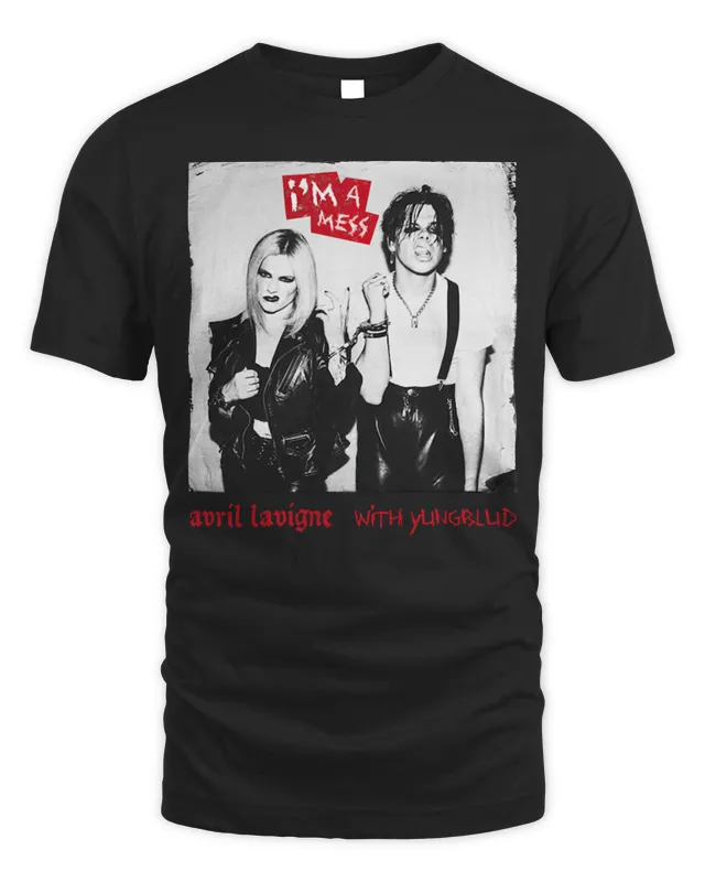New Avril Lavigne Merch I’m a Mess Cover Art Shirt