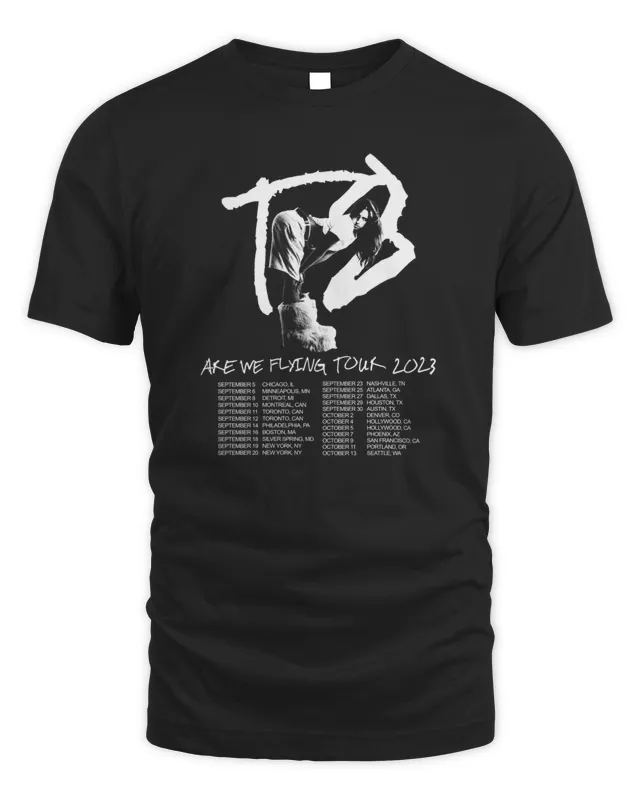 New Tate Mcrae Tour Merch Are We Flying Tour Poster T-Shirt