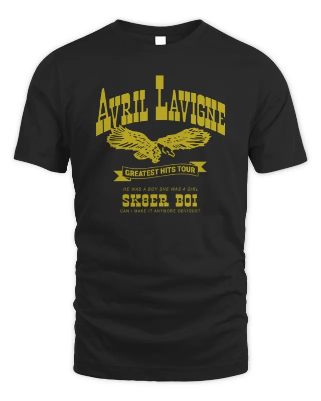 New Avril Lavigne Merch Sk8Er Boi T Shirt