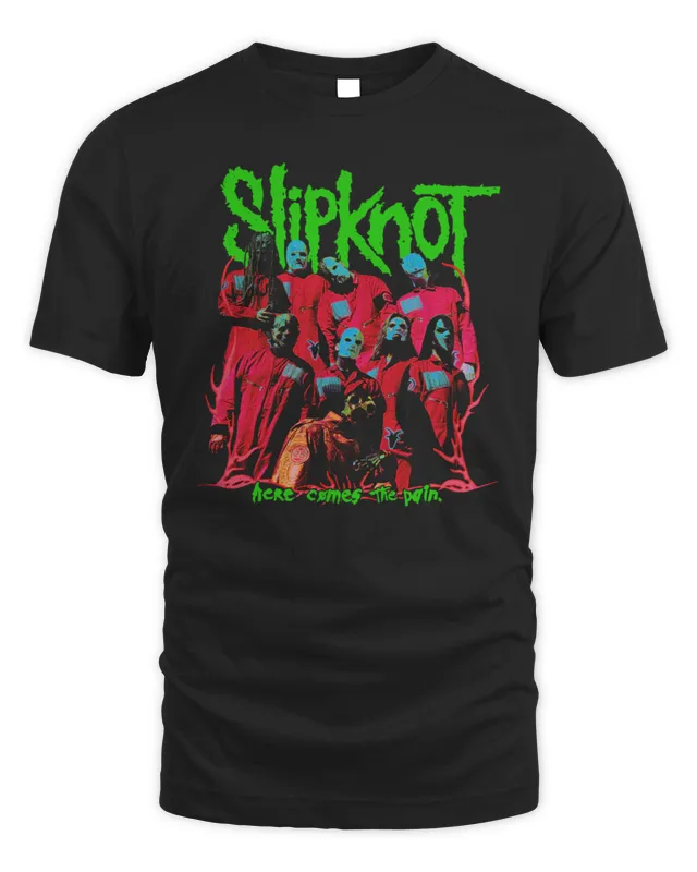 Slipknot Official Merch Slipknot 25th Anniversary Tour Here Comes The Pain T-Shirt