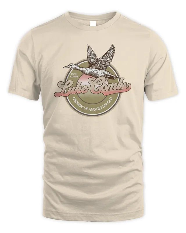 New Luke Combs Tour Merch Growin’ Up And Gettin’ Old Tour T-Shirt