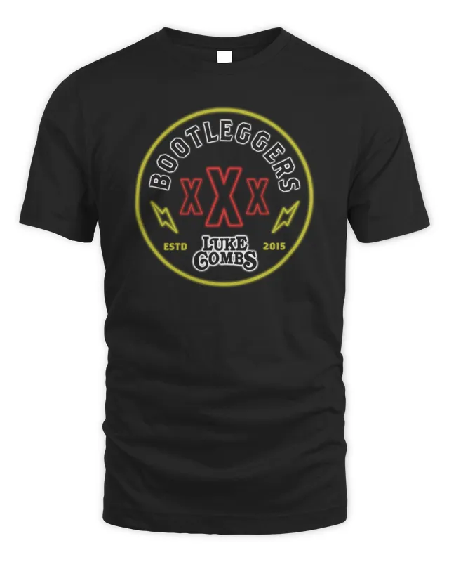 New Official Luke Combs Merch Bootleggers Logo T-Shirt