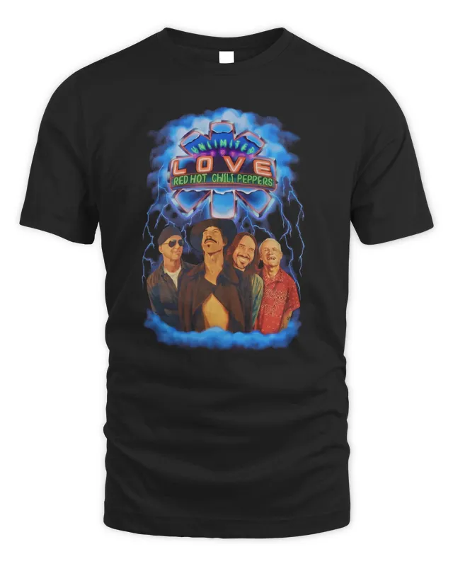 Unlimited Love Red Hot Chili Peppers Tshirt Unisex Black