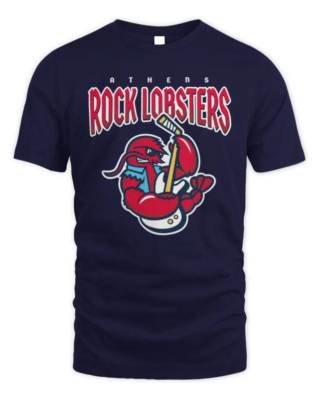 Official Rock Lobsters Hockey Shop Logo T-Shirt