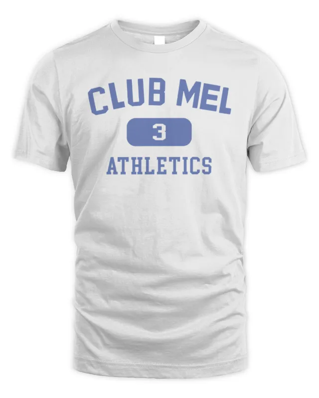 Charli Xcx Club Mel 3 Athletics T Shirt