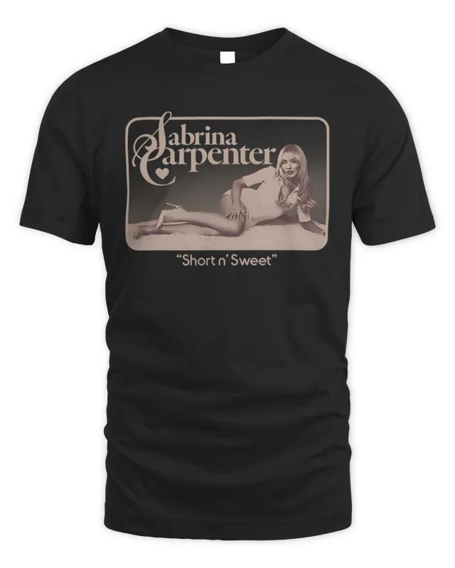 New Sabrina Carpenter Merch Short N’ Sweet Tour Tee