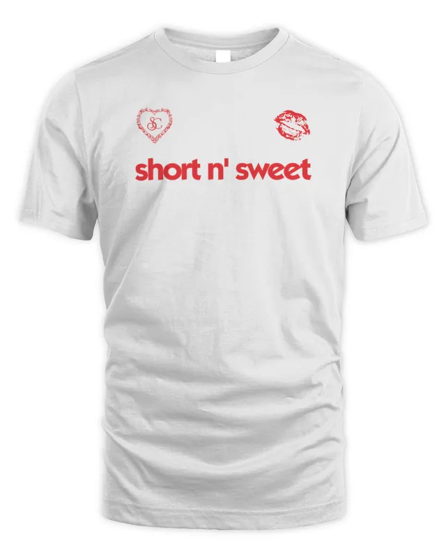New Sabrina Carpenter Merch Short N’ Sweet Soccer Tee Shirt