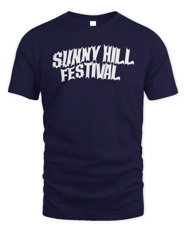Dua Lipa Sunny Hill Festival T Shirt Navy