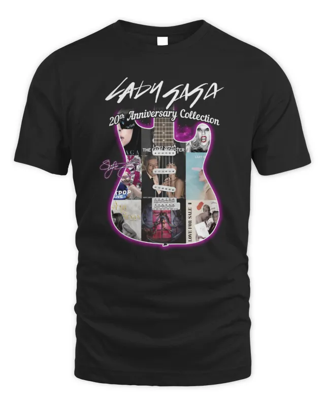 Official Lady Gaga The Fame Monster 20th Anniversary Collection Signature Tee