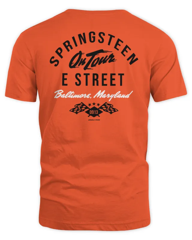 Bruce Springsteen And E Street Sept 13 Oriole Baltimore, Md Shirt Clothing