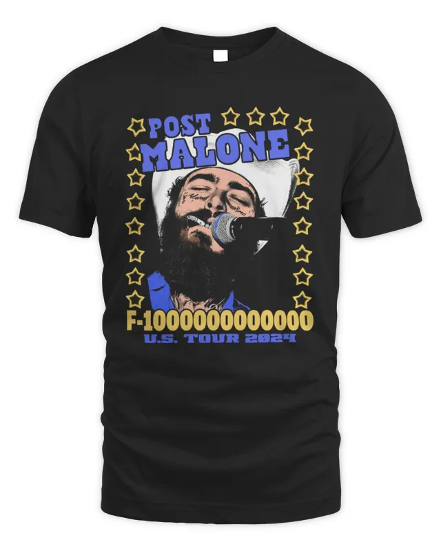 New Official Post Malone F-1 Trillion Tour Star Tee