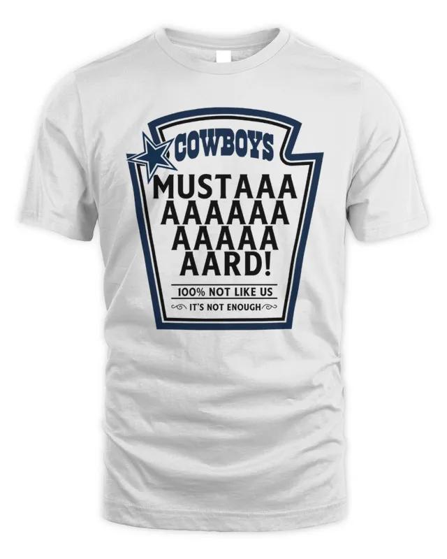 Official Dallas Kendrick Lamar Mustards Football Tee White