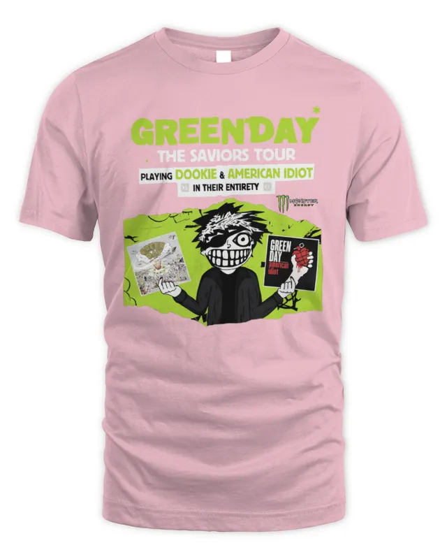Green Day The Saviors Tour Playing Dookie And American Idiot In Their Entirety T-Shirt