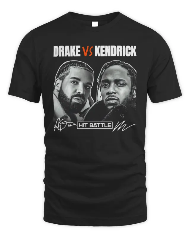 Official Drake Vs Kendrick Hip Battle Signature T-Shirt