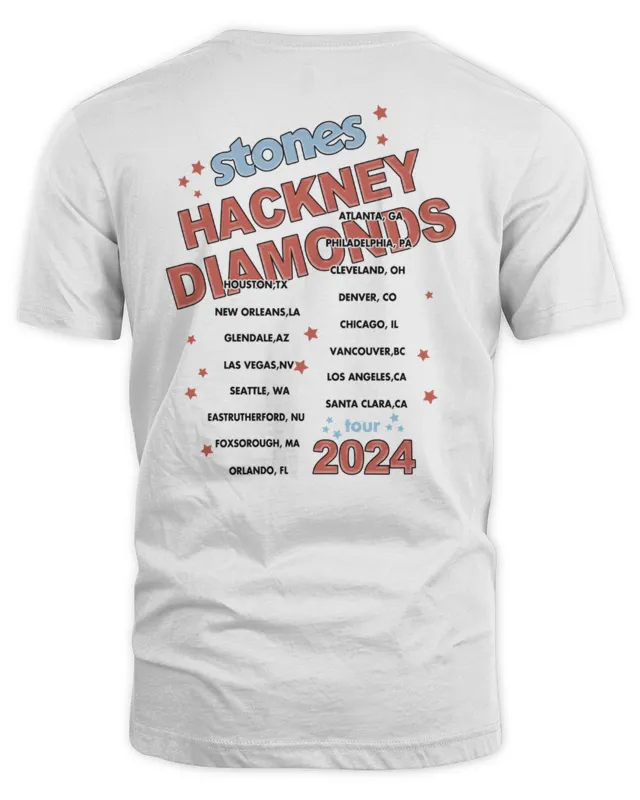 The Rolling Stones No. 9 X 24 Carat Stones Tour Tee