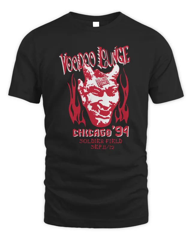 The Rolling Stones Merch Chicago '94 Parking Lot Washed T-Shirt