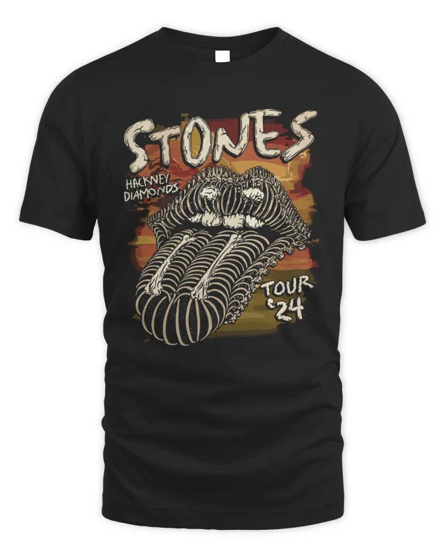 The Rolling Stones Tour '24 Ridgedale, Mo July 21 Thunder Ridge Nature Arena Tee