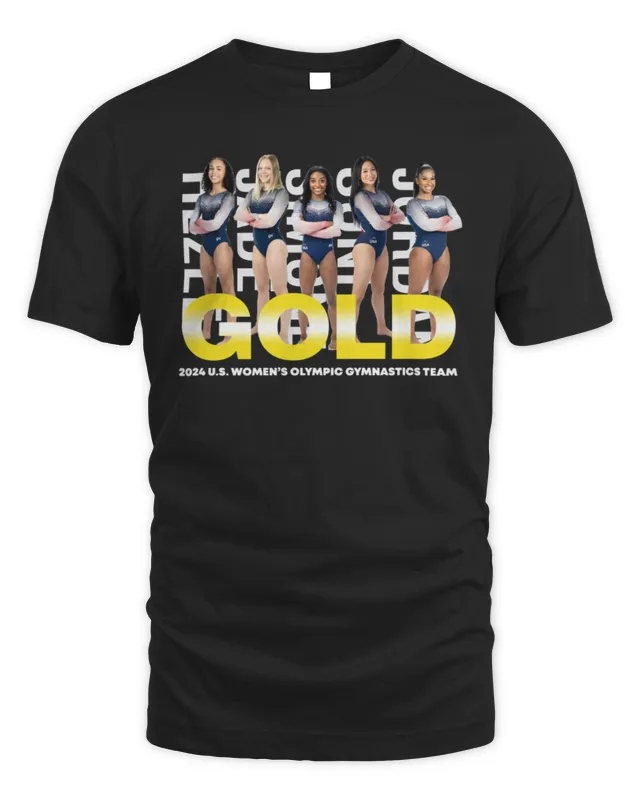 New Team Usa Simone Biles Jade Carey Women Olympic Gymnastics Golden Girls Tee