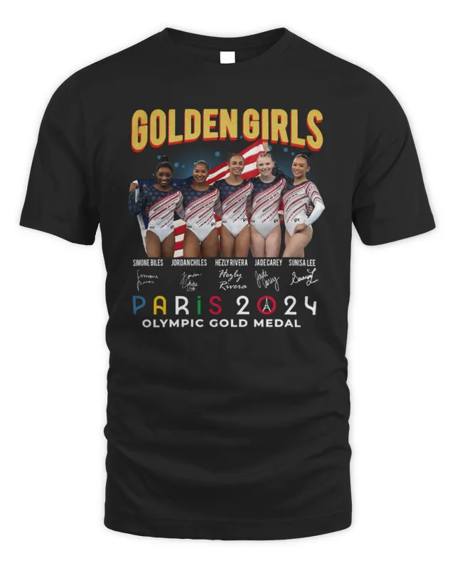 New Olympic Golden Girls USA Gold Medal In Paris T-Shirt