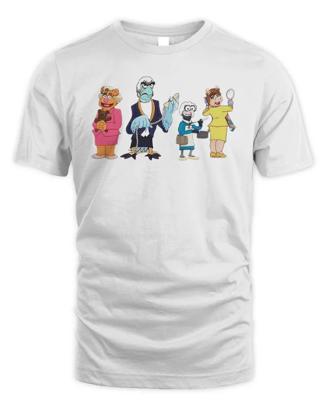 New Official Golden Girls Olaf Muppet Tee White