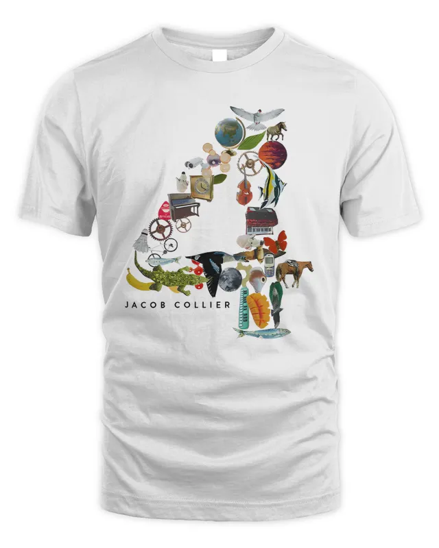 New Official Jacob Collier I Sang On Djesse Vol 4 White Merch T-Shirt