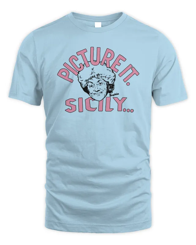 New Homage The Golden Girls Picture It Tee Blue
