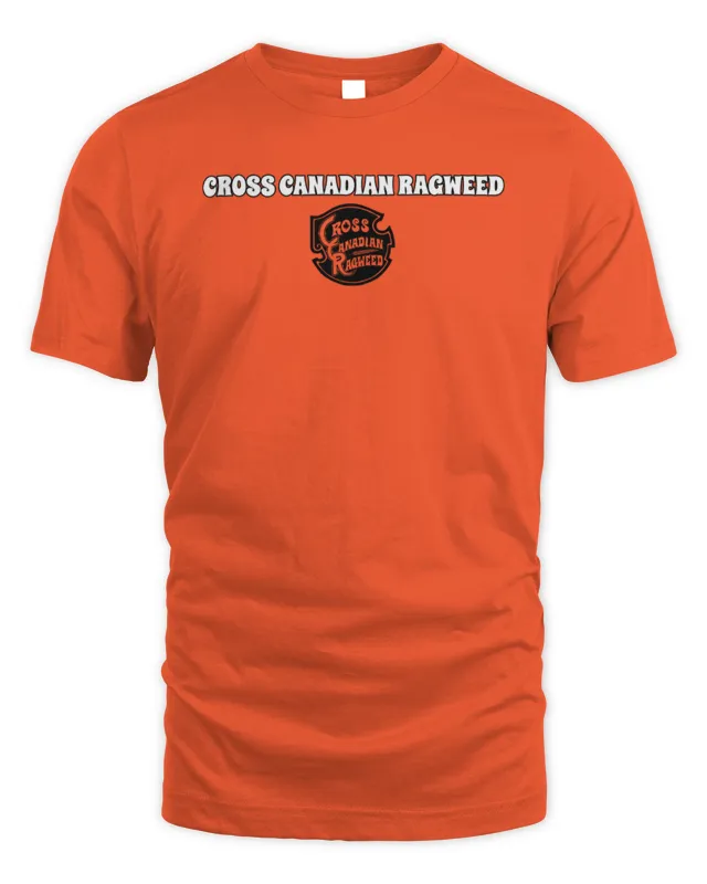New Cross Canadian Ragweed Merch Old School Logo T-Shirt