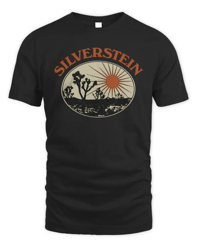 New Silverstein Merch Joshua Tree Black T Shirt