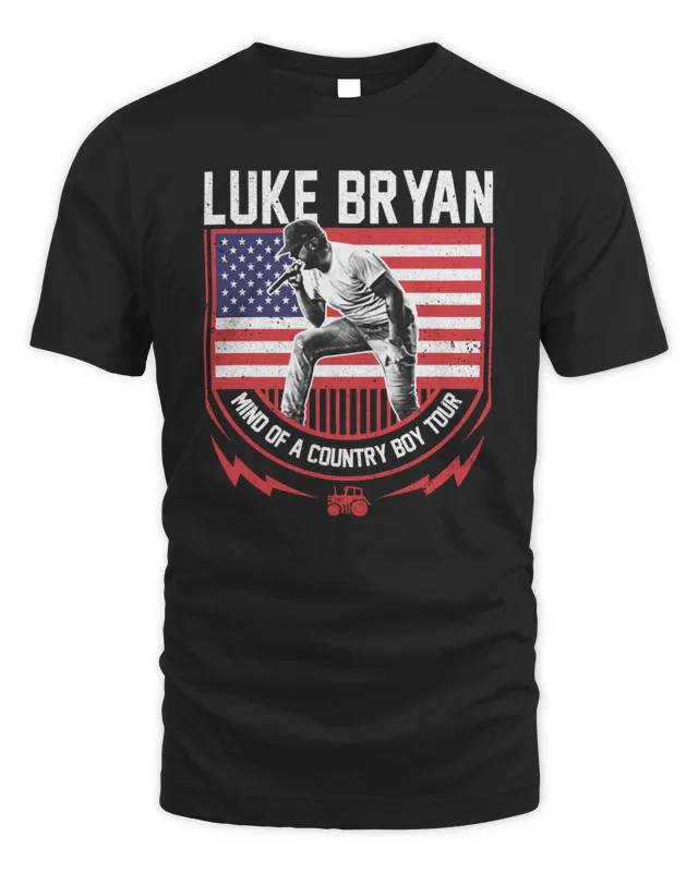 Mind Of A Country Boy Tour Shirt Luke Bryan Official Clothing