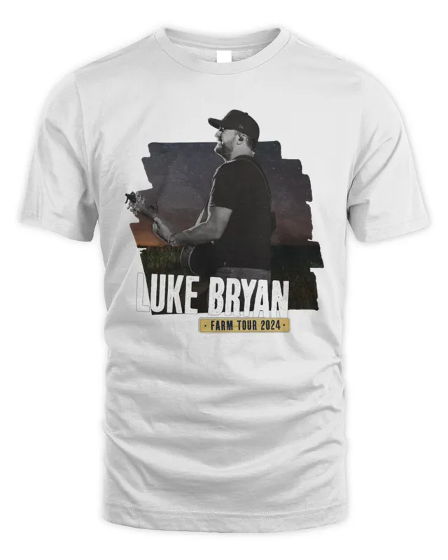 New Luke Bryan Merch Farm Tour Official Tee