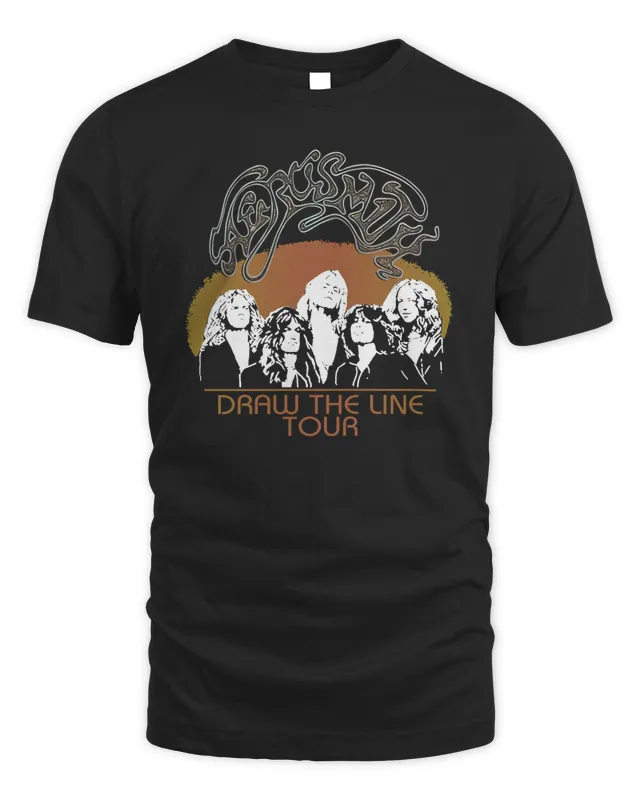 New Aerosmith Merch Aerosmith DRAW THE LINE Tour SHIRT