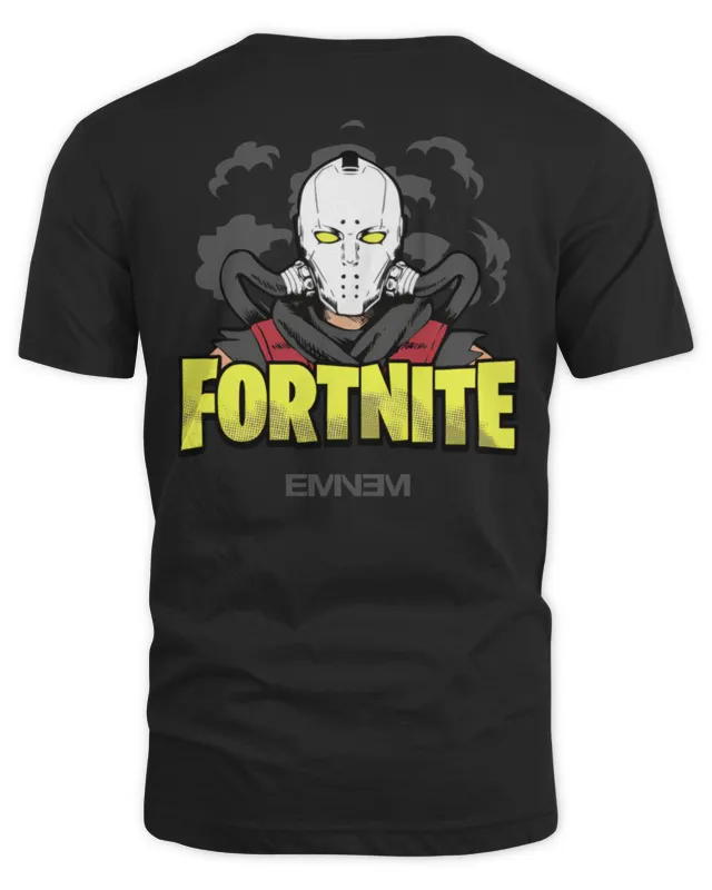 Eminem x Fortnite Rap Boy Reloaded Black T-Shirt