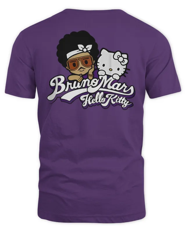 New Kings X Bruno Mars X Hello Kitty Collab T-Shirt