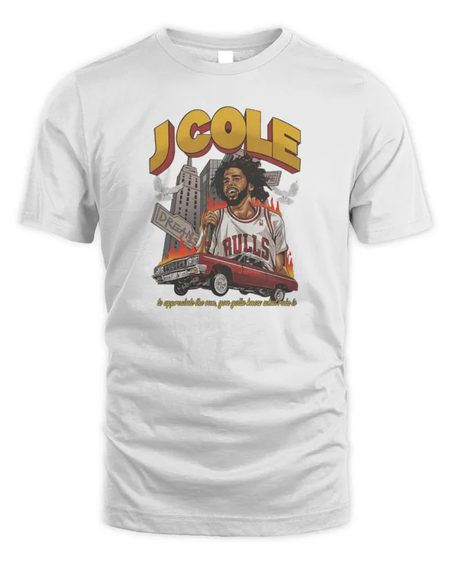 J. Cole Chicago Graphic T-Shirt