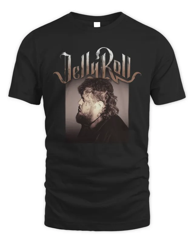 Black Jelly Roll Profile Backroad Baptism Tour T-Shirt