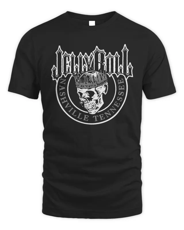 Jelly Roll Merch Store Unisex Black Skull T-Shirt - Black
