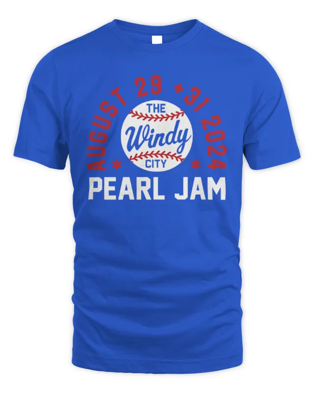 Official Pearl Jam August 29-31 The Windy City Tour Chicago,Illinois Shirt