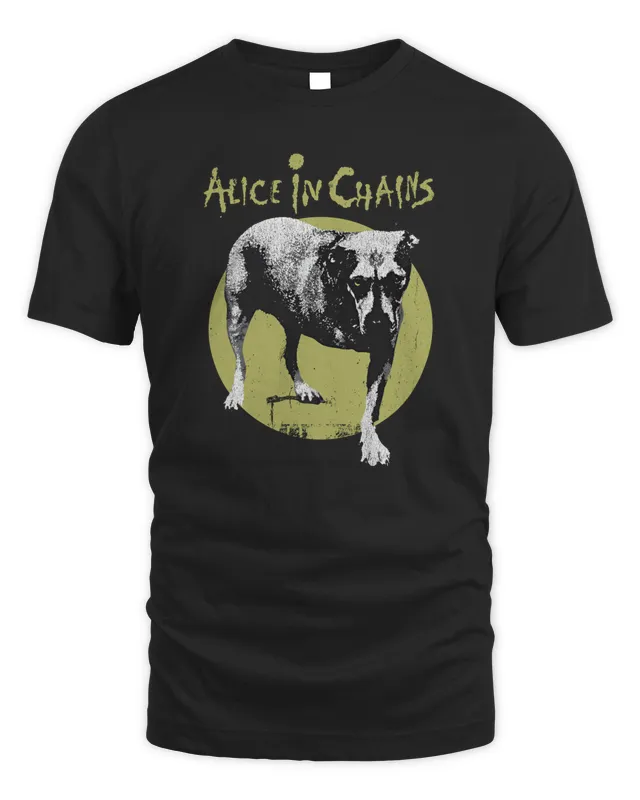 Alice In Chains Merch Store Dog Black Shirt