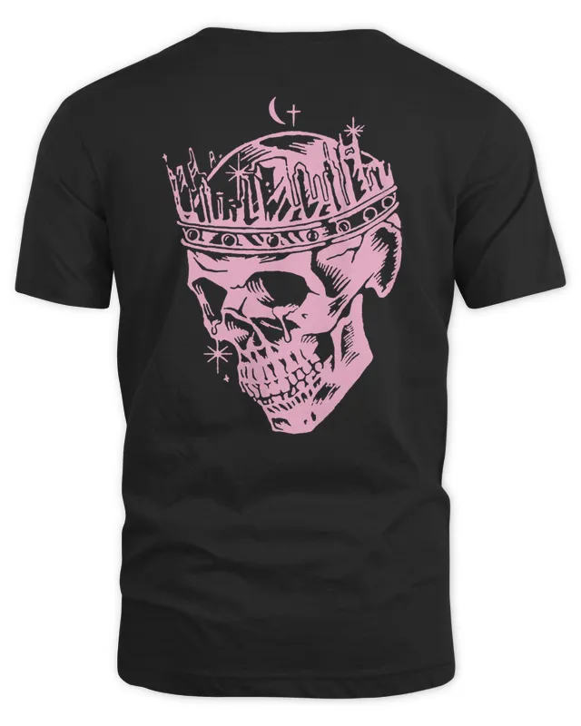 Jelly Roll Store Merch Music Women'S Pink Skull T-Shirt